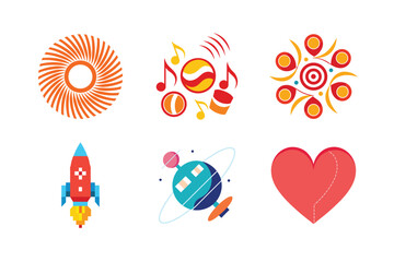 abstract background with colorful circles