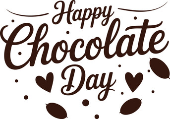 delightful ways to enjoy chocolate day vector illustration