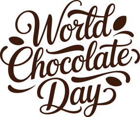 celebrate chocolate day in a world full of flavors vector illustration © Milon Store
