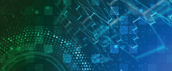 Abstract circuit technology concept background
