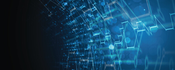 Abstract circuit technology concept background