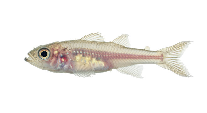 Parambassis ranga Fish isolated, Glass Fish Cutout 