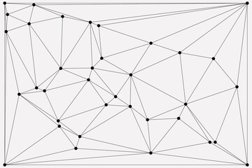 Obraz premium Global network connection background for banner design. Abstract line background with connecting dots and lines. Network Connecting dot polygon social network communication. Internet technology.