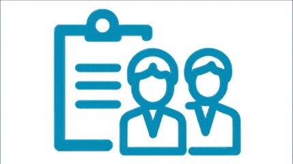 Obraz premium Team Collaboration and Documentation Icon