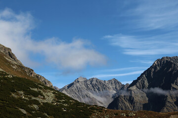 Landschaft in den Pitztaler Alpen im Sommeram Rifflsee 