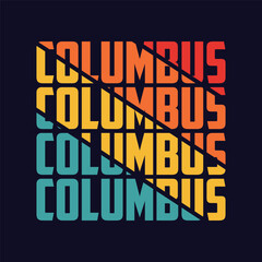 Obraz premium Columbus day t-shirt design