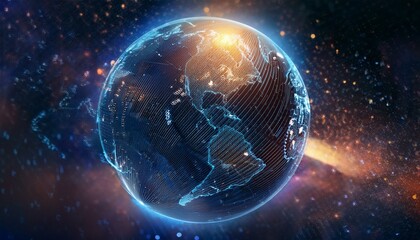 Obraz premium earth in the space