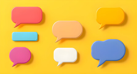 set of speech bubble 