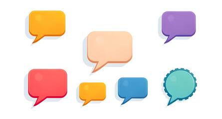 speech bubble vector set ,speech bubble illustration set ,peech, bubble, vector, set, illustration, talk, chat, message, comic, dialog, balloon, communication, 