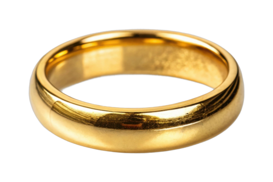 PNG Shiny gold ring close-up sparkles with elegance