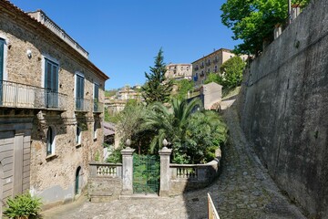The village of Lustra in Campania, Italy.