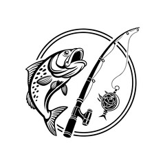 bass fishing fish vector cut machine