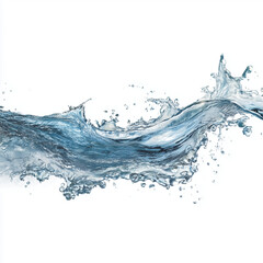 Obraz premium wasser, blase, platsch, bonbons, abstrakt, welle, flüssig, blau, clean, trinken, natur, frisch, clear, kleine welle, weiß, durchsichtig, erkältung, isoliert, feucht, frische, bewegung, kurort, fliesse