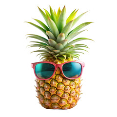 pineapple on white background