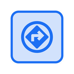 Assistant Direction Outlined Icon