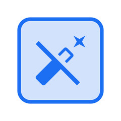 Obraz premium Auto Fix Off Filled Icon