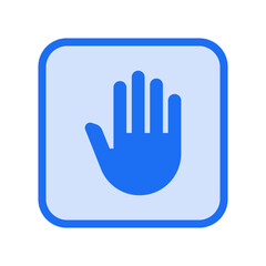 Back Hand Filled Icon