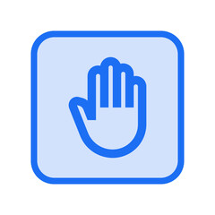 Back Hand Outlined Icon