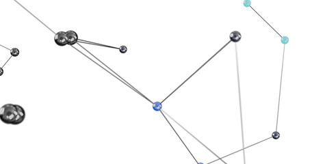Modern abstract image of a network connection.  Ideal for tech, data, and communication concepts.