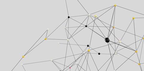 Stock photo of an abstract network connection.  Ideal for technology, communication, and connection...