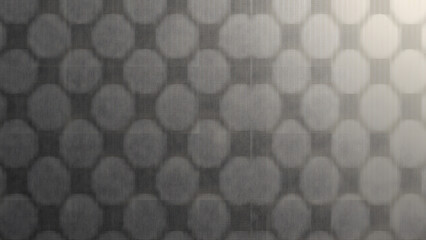 Hexagonal porcelain tile with modern hydraulic pattern, metallic geometric design, industrial chic texture, HD seamless neutral backdrop.