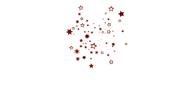Red Star Burst on White Background