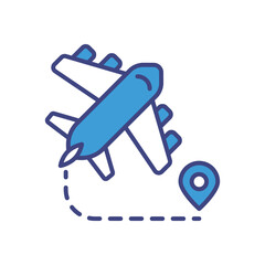 Departure Icon Vector Stock Illustration