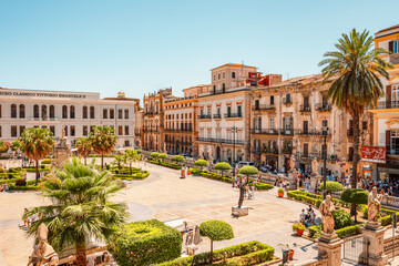 Palermo Cathedral Tower, Sicily, Italy. Museo Diocesano