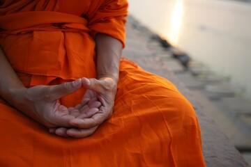 buddhist monks, monks, asceticism, meditatio