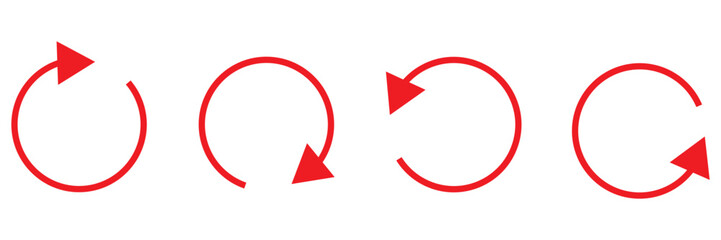 Refresh icon vector illustration. Reload sign and symbol. eps 10 