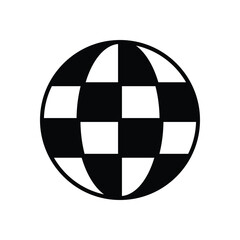 World Icon Vector Stock Illustration