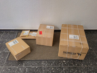 Delivery of Multiple Packages Directly at the Doorstep for Your Convenience and Needs
