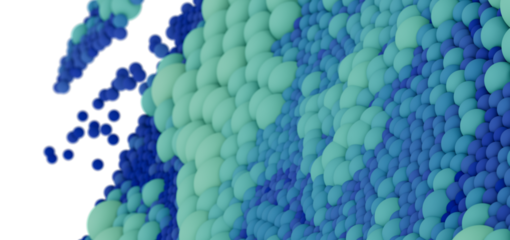 Seamless texture of blue and green spheres. Ideal for backgrounds, websites, and presentations.