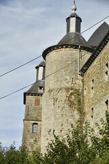 Les tourelles du château-fort d'Écaussinnes 