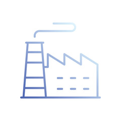 Industry Icon Vector Stock Illustration
