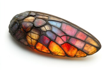 Intricate insect wing, mosaic design (1)