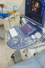 An Advanced Ultrasound Machine situated in a modern Medical Facility plays a crucial role in Diagnostic Imaging and essential Prenatal Care services for patients and their unborn children
