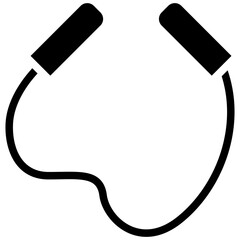 jump rope solid icon © muh zakaria
