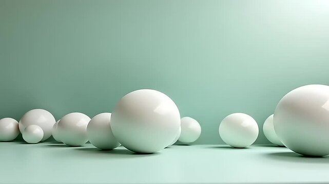Minimalist Composition of Smooth White Eggs