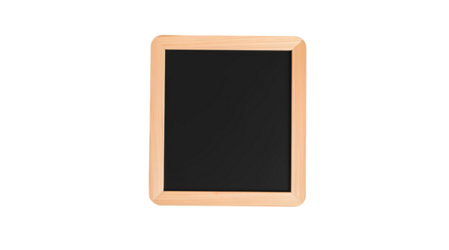 Photo of wooden chalkboards isolated on transparent background.png