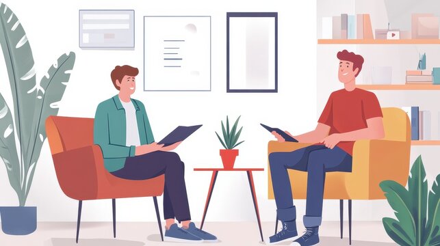 College Student Engaging in One-on-One Meeting with Tutor for Academic Support and Guidance