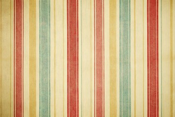 Vintage striped fabric texture