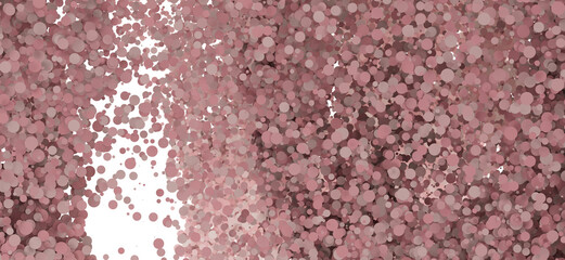Abstract background of pink and rose confetti. Perfect for celebratory designs.