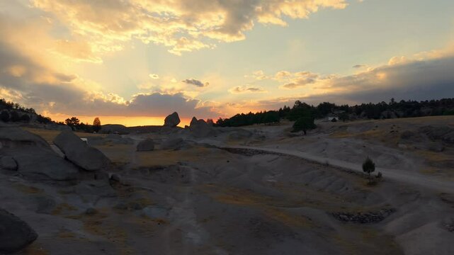 Valle de los hongos y las ranas en la sierra tarahumara municipio de creel en Chihuahua, viajes y turismo