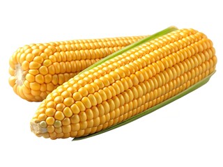 Corn on the cob,3D corn,corn with white background.