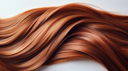 Fototapeta premium Luxurious, flowing auburn hair