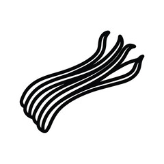 simple pasta line drawing