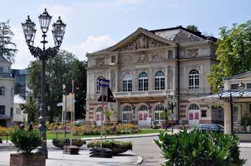 Naklejka premium Theater in Baden-Baden: A Historic Architectural Gem