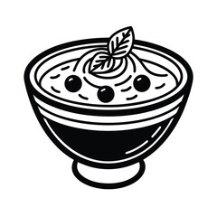 ice cream on a white background