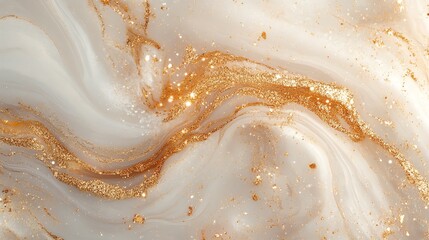 Obraz premium Luxurious gold and white marble texture.